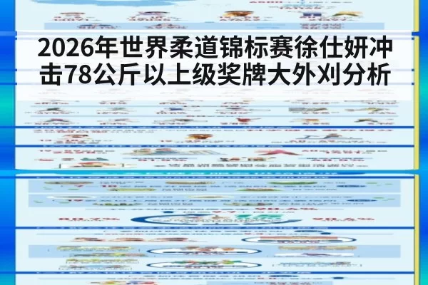 2026年世界柔道锦标赛徐仕妍冲击78公斤以上级奖牌大外刈分析